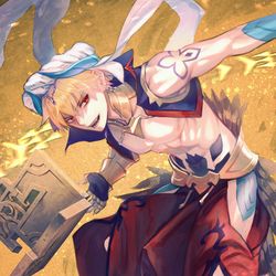 This is a pixiv picture whose title is 術ギル.