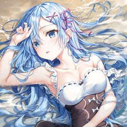 This is a pixiv picture whose title is レム.