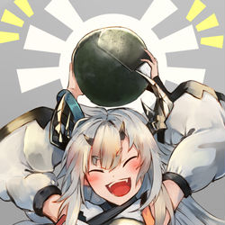 This is a pixiv picture whose title is 吾輩のおにぎりを食えーーー！！.
