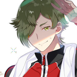 This is a pixiv picture whose title is 鶯丸くん.