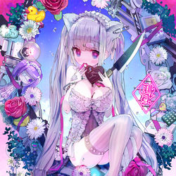 This is a pixiv picture whose title is 猫みみアリーさん.