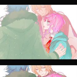 This is a pixiv picture whose title is POSSE.