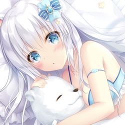 This is a pixiv picture whose title is 🧸💙☁️.
