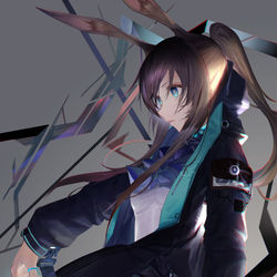 This is a pixiv picture whose title is Amiya.