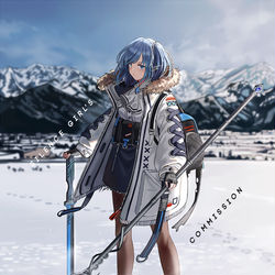 This is a pixiv picture whose title is ❄.