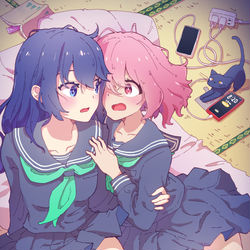 This is a pixiv picture whose title is 仮病しかない.
