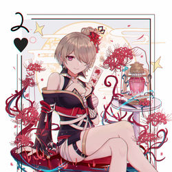 This is a pixiv picture whose title is Lycoris.