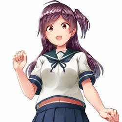 This is a pixiv picture whose title is セーラー服な萩風/ハギブースター.