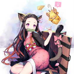 This is a pixiv picture whose title is 竈門禰豆子.