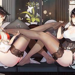 This is a pixiv picture whose title is double cheese.