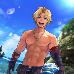 This is a pixiv picture whose title is ティーダ(012-3rdコス).