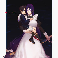 This is a pixiv picture whose title is Raikou.