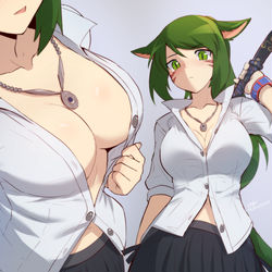 This is a pixiv picture whose title is Sollyz FFXIV new sexy costume?.