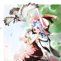 This is a pixiv picture whose title is 買い物帰りの楽しみを邪魔されるお嬢様.