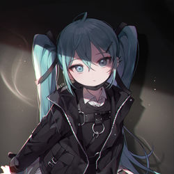 This is a pixiv picture whose title is MIKU.