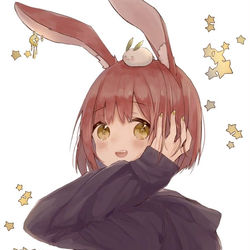 This is a pixiv picture whose title is うさ耳.