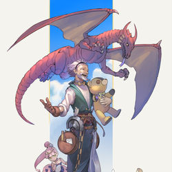 This is a pixiv picture whose title is 【PFAOS】ジークンと愉快な仲間たち【ハイペリア】.