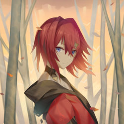 This is a pixiv picture whose title is 秋.