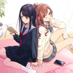 This is a pixiv picture whose title is 優しい時間.