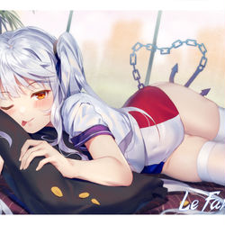 This is a pixiv picture whose title is 空想.