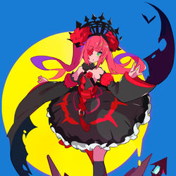 This is a pixiv picture whose title is 🦇.