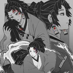 This is a pixiv picture whose title is ヒノカミ神楽.