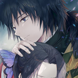 This is a pixiv picture whose title is ぎゆしの.