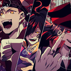 This is a pixiv picture whose title is 乱世上々.