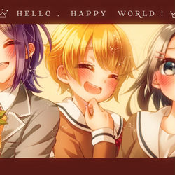 This is a pixiv picture whose title is HELLO, HAPPY WORLD！.