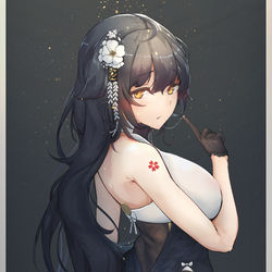 This is a pixiv picture whose title is 吾妻.