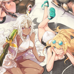 This is a pixiv picture whose title is ジャンヌ(?)兩枚.