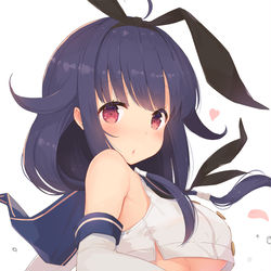 This is a pixiv picture whose title is 島風大鯨ちゃん.