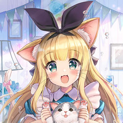 This is a pixiv picture whose title is 有栖ちゃんとうしねじゅ.