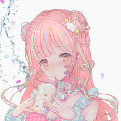 This is a pixiv picture whose title is 🍼.