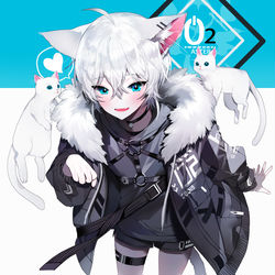 This is a pixiv picture whose title is ニャー.