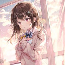 This is a pixiv picture whose title is 告白.