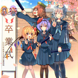 This is a pixiv picture whose title is 春、卒業の季節.