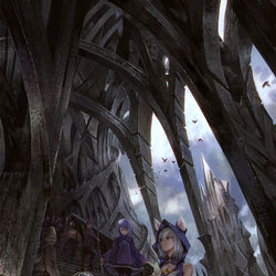 This is a pixiv picture whose title is 【PFAOS】斜め上を目指す者たち【黒煙の斜塔】.