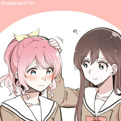 This is a pixiv picture whose title is バンドリ.