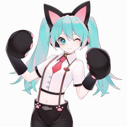 This is a pixiv picture whose title is にゃんこ.