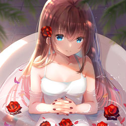 This is a pixiv picture whose title is Melancholy.