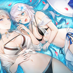 This is a pixiv picture whose title is エンタープライズ＆ヴェスタル.