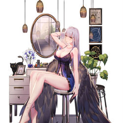 This is a pixiv picture whose title is 路西法睡衣.