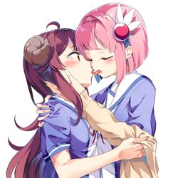 This is a pixiv picture whose title is シャミ桃.