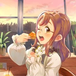 This is a pixiv picture whose title is 花丸ちゃんと松月さん.