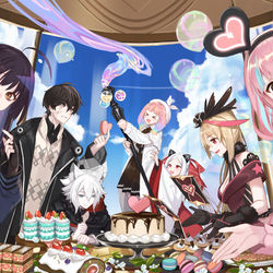 This is a pixiv picture whose title is 520 party.