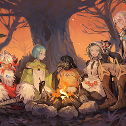 This is a pixiv picture whose title is 【PFAOS】ボッシュ・ボッシュ・アンボッシュ！.