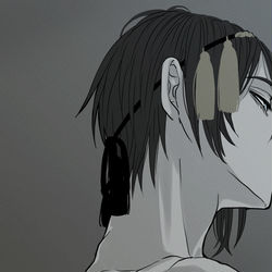 This is a pixiv picture whose title is 吻.