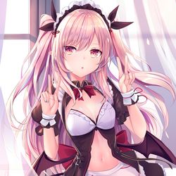 This is a pixiv picture whose title is ジトメイド.