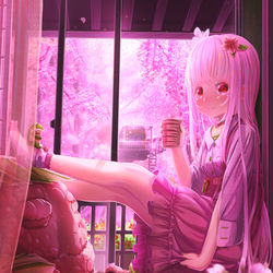 This is a pixiv picture whose title is 桜の匂う茶室へようこそ.